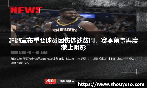 鹈鹕宣布重要球员因伤休战数周，赛季前景再度蒙上阴影