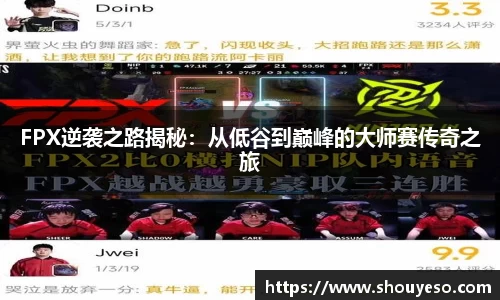 FPX逆袭之路揭秘：从低谷到巅峰的大师赛传奇之旅
